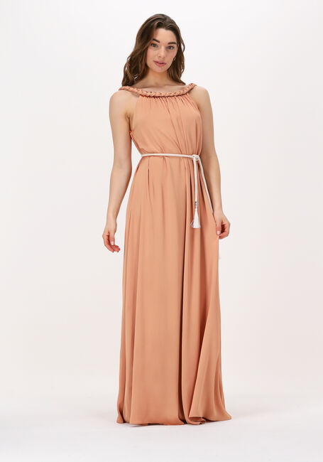 ACCESS Robe maxi WOMAN'S DRESS en camel - large