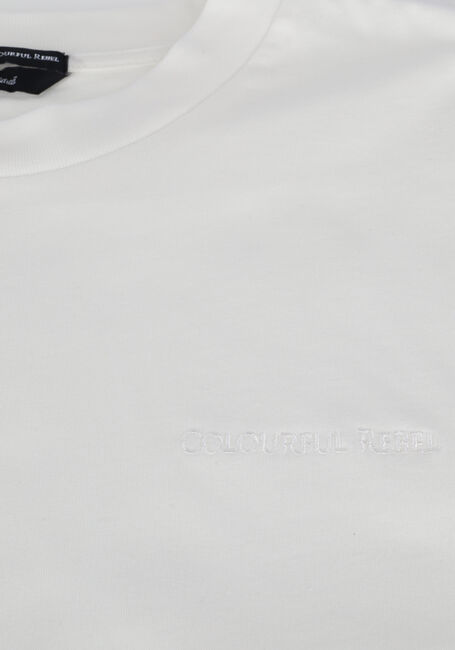 COLOURFUL REBEL T-shirt UNI HIGH NECK TEE en beige - large