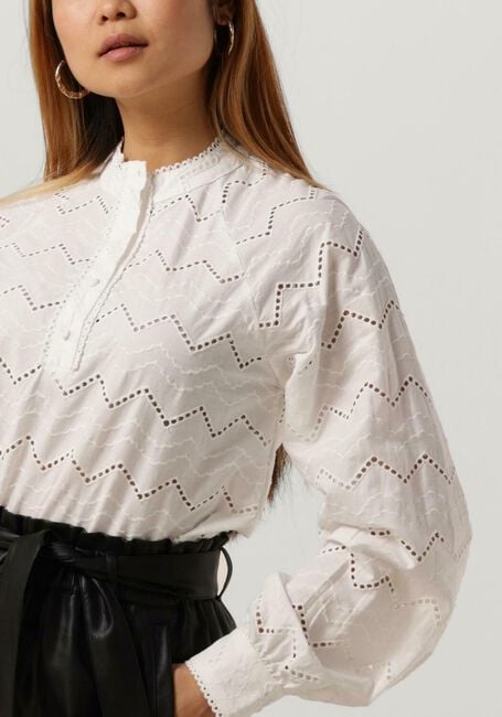 Witte MINUS  MERIAM LONG SLEEVE BLOUSE - large