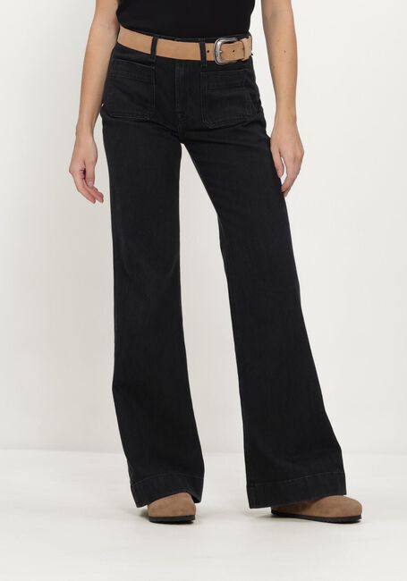 7 FOR ALL MANKIND Flared jeans MODERN DOJO HEAVY RAIN WITH PATCH POCKETS en noir - large