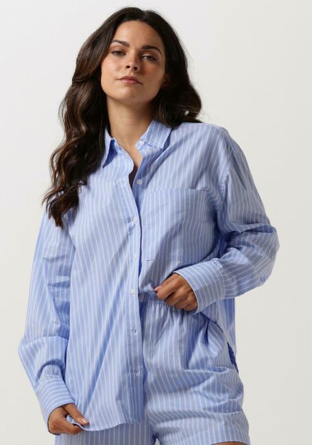 Lichtblauwe SECOND FEMALE Blouse AMALE SHIRT - large