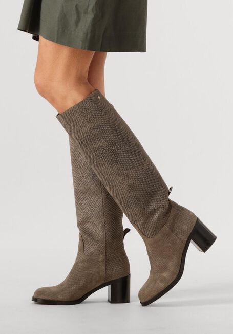 FRED DE LA BRETONIERE Bottes hautes FINY HEY en taupe - large