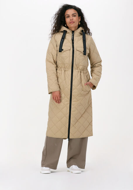 Camel BEAUMONT Gewatteerde jas LONG COAT LIGHT PADDED Camel BEAUMONT Gewatteerde jas LONG COAT LIGHT PADDED - large