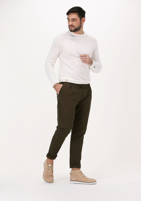 CAST IRON Pull R-NECK TECH MERINO en blanc - large