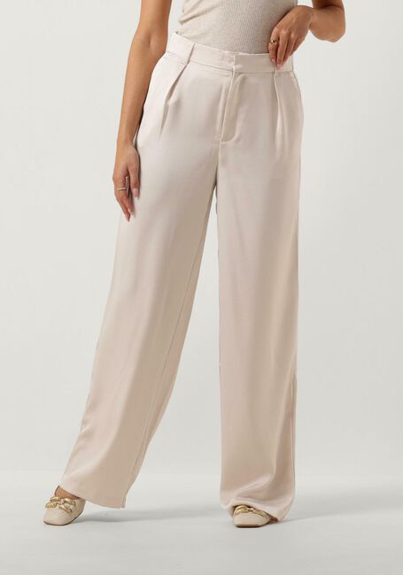Creme NEO NOIR Pantalon ALESSANDRA HEAVY SATEEN PANTS - large