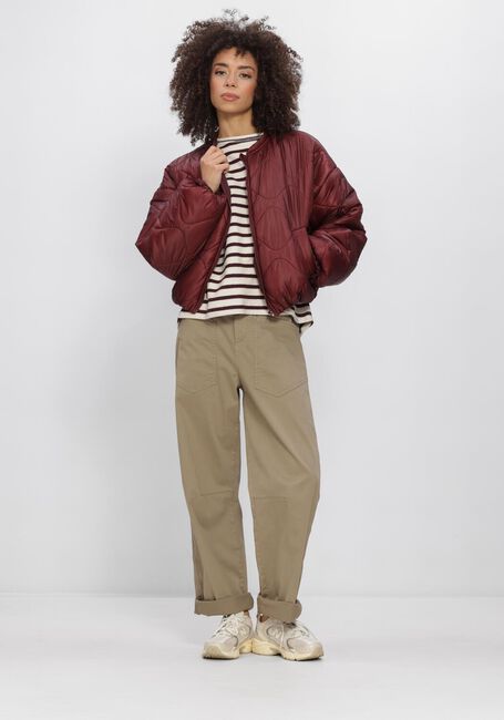 PENN & INK Veste matelass&eacute; W26C387 Bordeaux - large