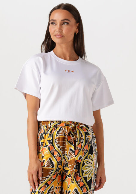 POM AMSTERDAM T-shirt THE ADVENTURIST en blanc - large