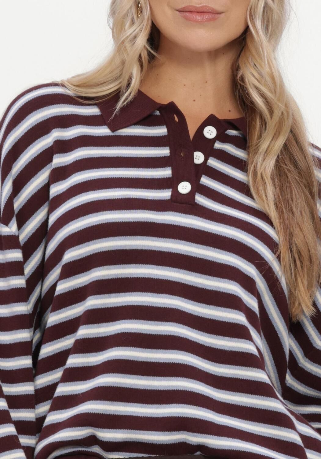 BOII STUDIOS Pull ADANNE Bordeaux - large
