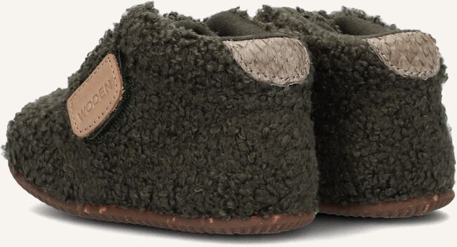 Groene WODEN Pantoffels KIM TEDDY Groene WODEN Pantoffels KIM TEDDY - large