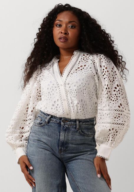 CO'COUTURE VIOLA ANGLAISE TOP Blouses en blanc - large