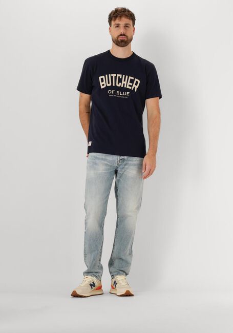 BUTCHER OF BLUE T-shirt ARMY COLLEGE TEE Bleu foncé - large