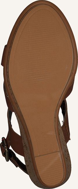 Cognac TOMMY HILFIGER Sandalen CORPORATE WEDGE Cognac TOMMY HILFIGER Sandalen CORPORATE WEDGE - large