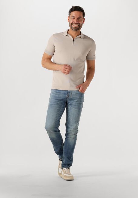 GENTI Polo POLO ZIP SS K2053-1260 en beige - large