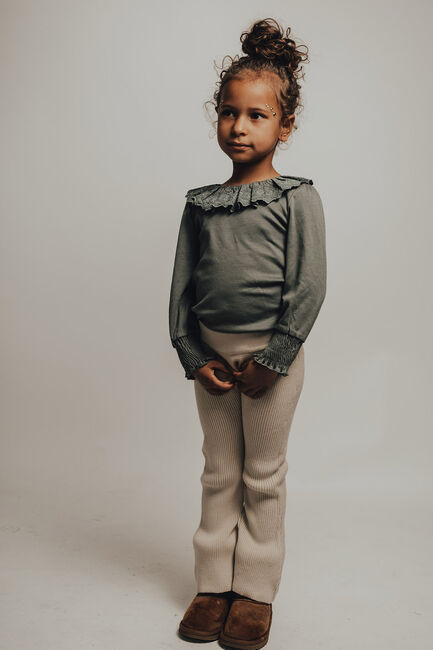 BAJE STUDIO Pantalon évasé MAY Sable - large