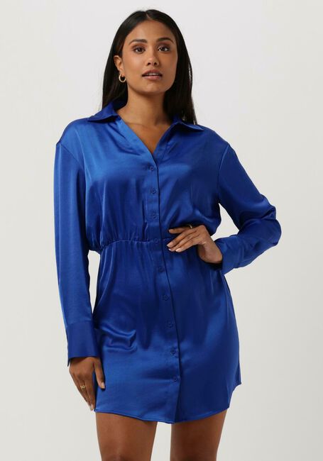 Blauwe ENVII Mini jurk ENCOPPER LS DRESS 6785 - large