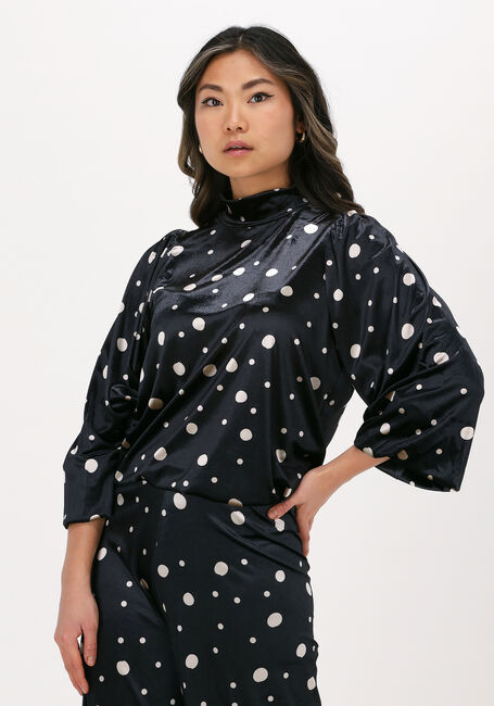 Zwarte HUNKON  MADDIE BLOUSE - large