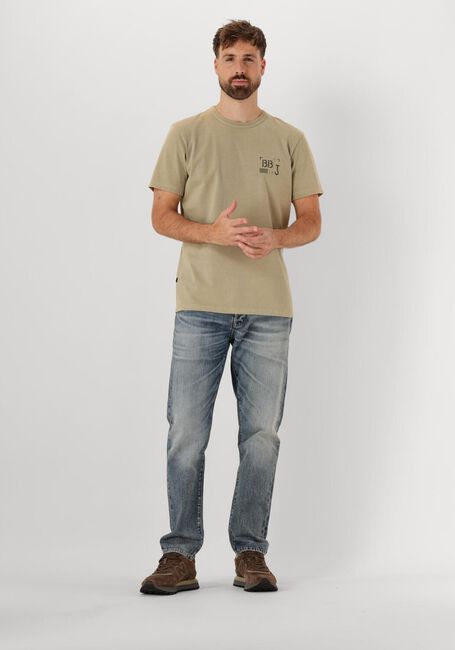 BUTCHER OF BLUE T-shirt ARMY STENCIL TEE en beige - large