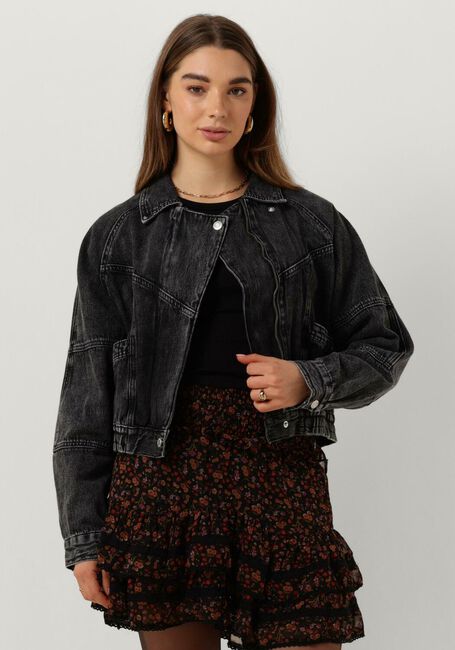 LOLLYS LAUNDRY Veste en jean KINGSTON JACKET Gris foncé - large