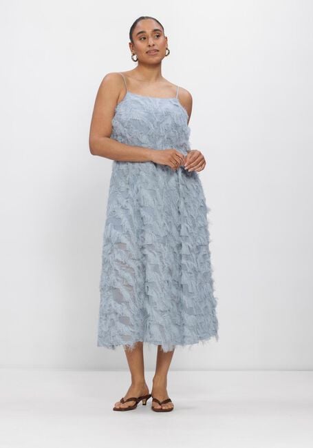 SELECTED WOMEN Robe midi SLFMYLINE REGULAR MIDI STRAP DRESS en bleu - large