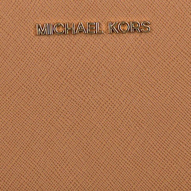 MICHAEL KORS Porte-monnaie TRAVEL CONTINENTAL en cognac - large