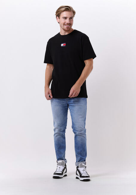 Zwarte TOMMY JEANS T-shirt TJM TOMMY BADGE TEE - large
