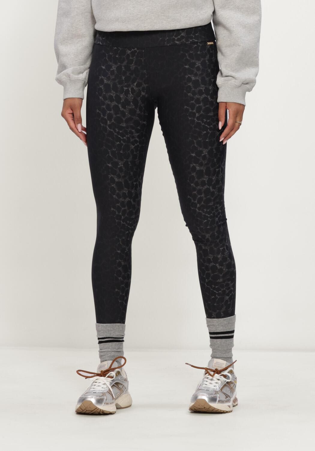 Zwarte DEBLON SPORTS Legging CLASSIC LEGGINGS HIGH WAISTBAND - large
