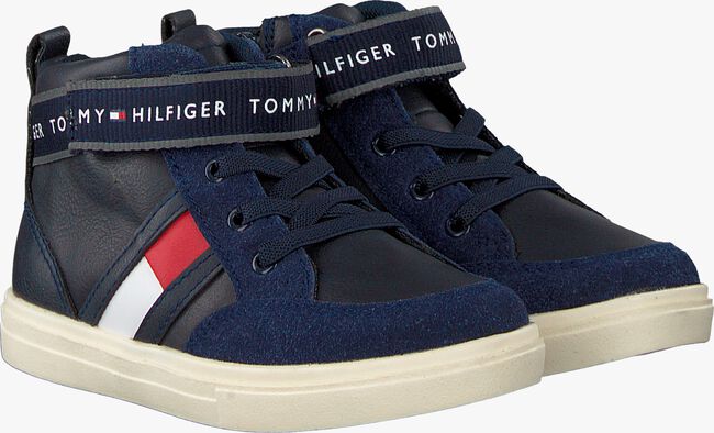 Blauwe TOMMY HILFIGER Sneakers LACE UP/VELCRO HIGH TOP - large
