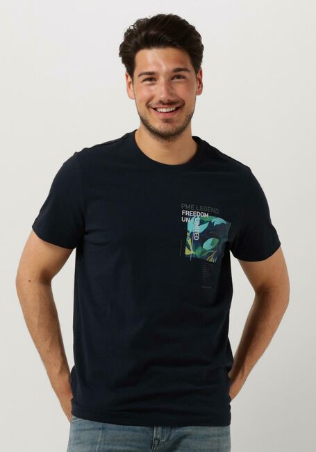 PME LEGEND T-shirt SHORT SLEEVE R-NECK SINGLE JERSEY en bleu - large