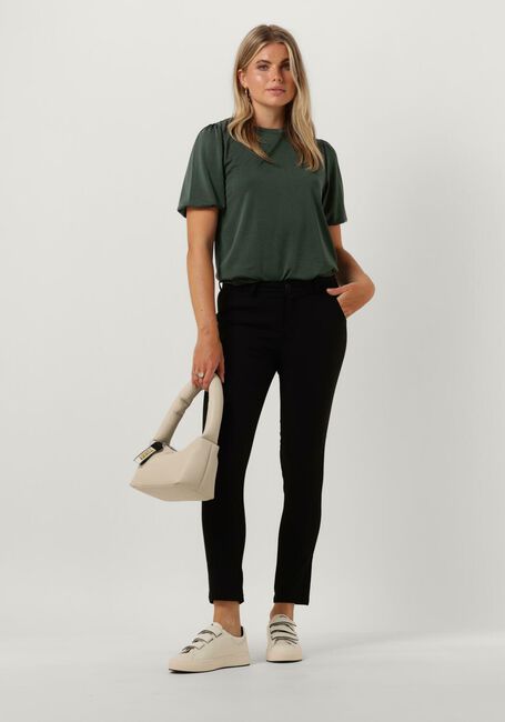 Groene MINUS T-shirt DARSY PUFF SLEEVE T-SHIRT - large