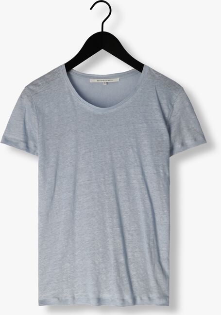 SECOND FEMALE T-shirt PEONY O-NECK TEE Bleu clair - large