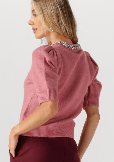 Roze NEO NOIR  MAIA STONE KNIT BLOUSE - large