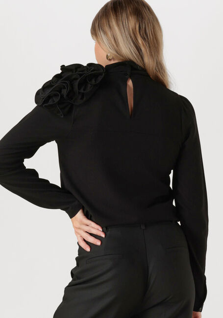 JANSEN AMSTERDAM S181 BLOUSE ARLETTE Blouses en noir - large