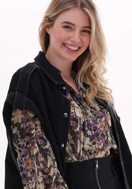 CO'COUTURE Gilet VIKA DENIM VEST en noir - large