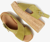 VIA VAI Sandales plates SISSEL RAISE en vert - medium