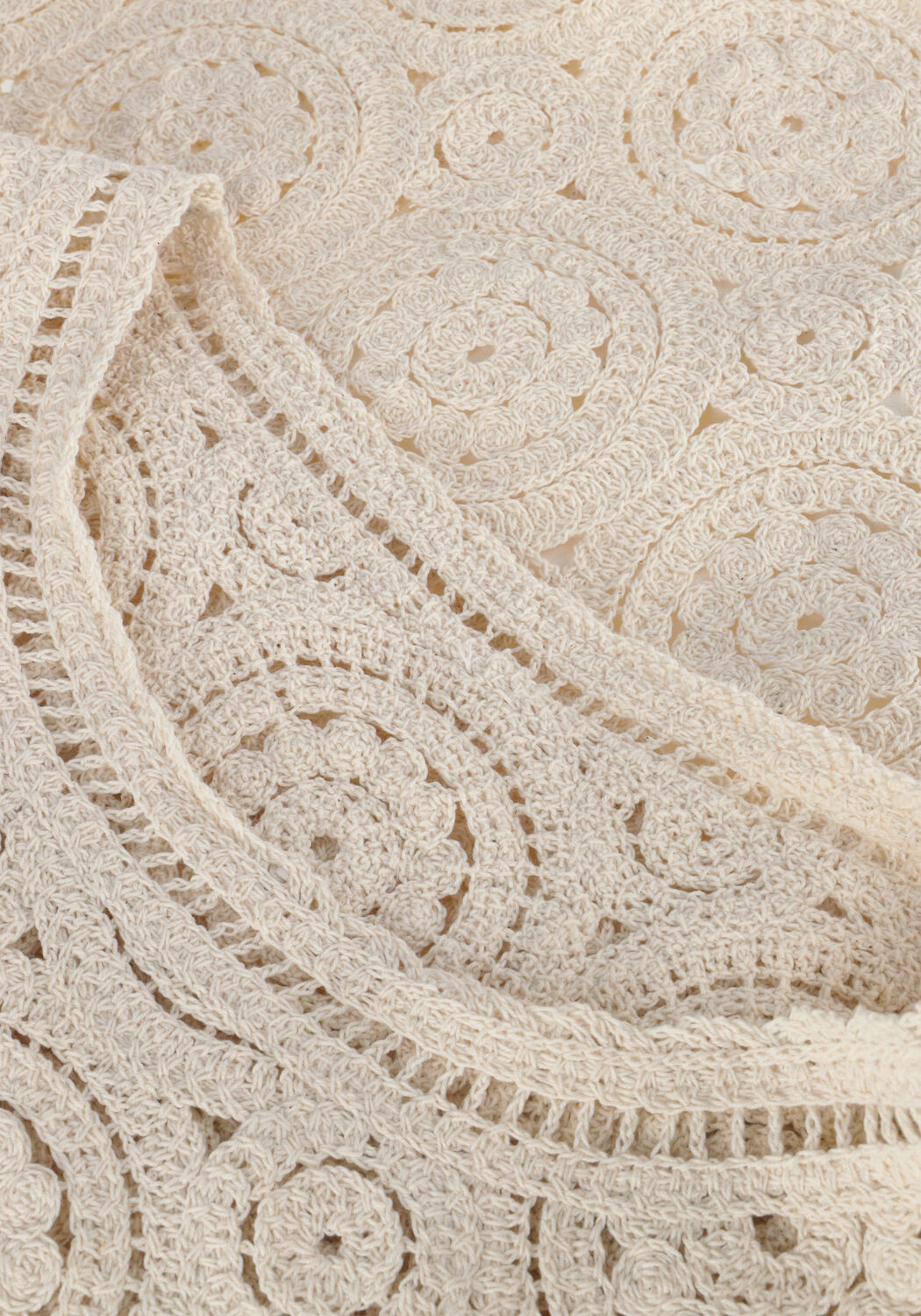 OBJECT Mini robe OBJRAY L/S KNIT DRESS Blanc - large