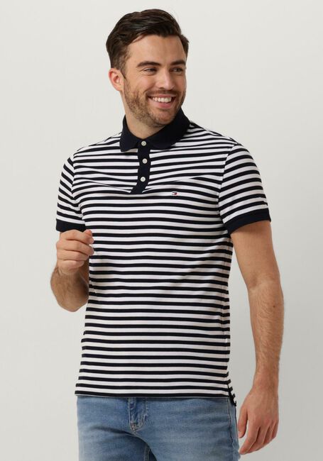 TOMMY HILFIGER Polo 1985 SLIM POLO en bleu - large