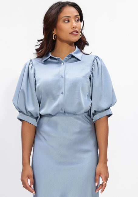 Lichtblauwe NOTRE-V  NV-HILLY BLOUSE - large