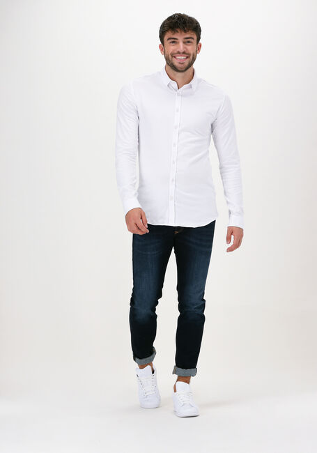 PUREWHITE Chemise d&eacute;contract&eacute; ESSENTIAL SHIRT JERSEY en blanc - large