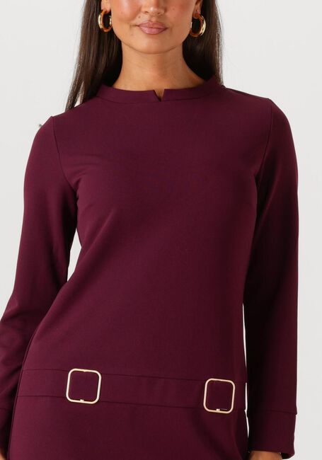 Bordeaux ANA ALCAZAR Mini jurk DRESS CLASP - large