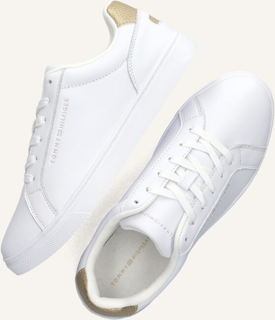 Witte TOMMY HILFIGER Sneakers ESSENTIAL CUPSOLE Witte TOMMY HILFIGER Sneakers ESSENTIAL CUPSOLE - large