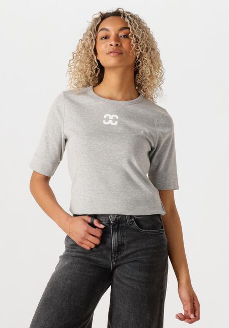 CO'COUTURE T-shirt GRANNYCC LOGO TEE en gris - large