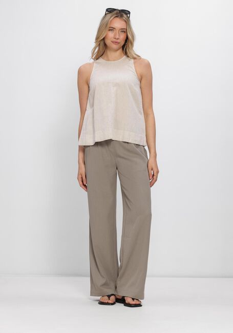 SELECTED WOMEN Haut SLFLUISA SL LINEN BLEND TOP en beige - large