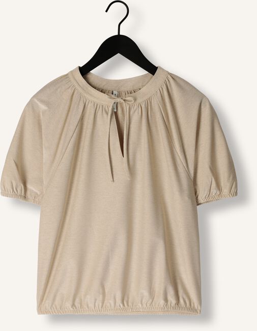 Gebroken wit SUMMUM Top TOP SHORT SLEEVE FLUID LUREX JERSEY Gebroken wit SUMMUM Top TOP SHORT SLEEVE FLUID LUREX JERSEY - large