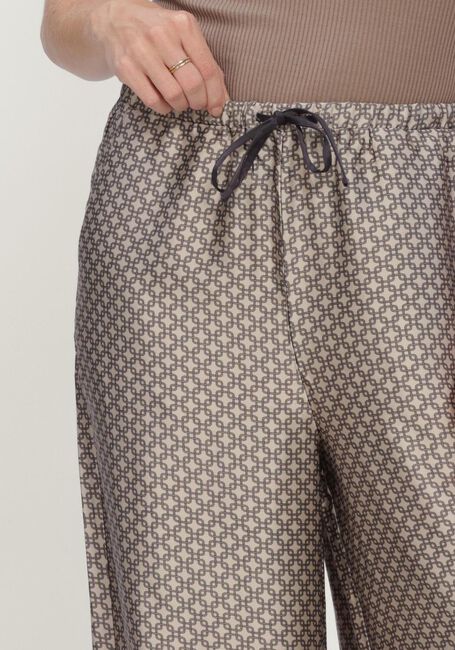 Taupe NEO NOIR Wijde broek SORA PATTERN PANTS - large