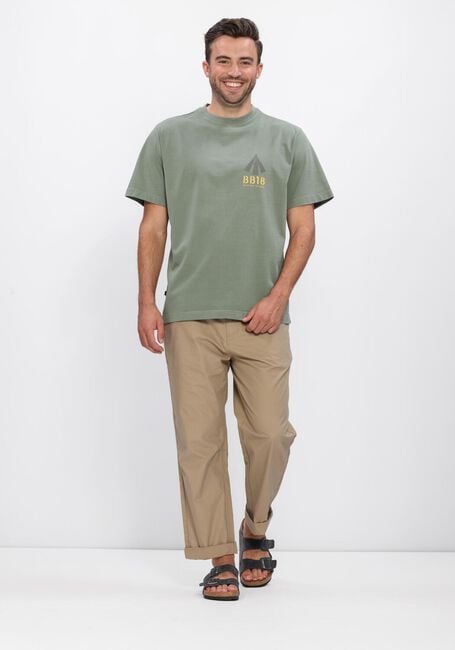 Groene BUTCHER OF BLUE T-shirt ARMY CARLOW LOOSE TEE - large