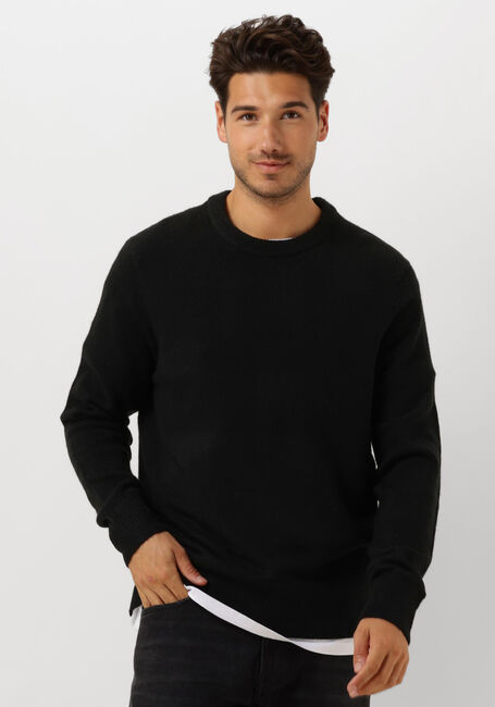 SCOTCH & SODA Pull SOFT KNIT REGULAR FIT SWEATER en noir - large