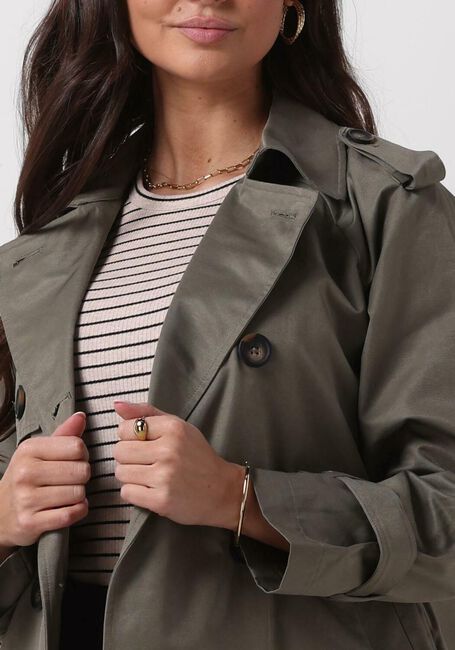 Olijf MY ESSENTIAL WARDROBE Jassen MIRAMW SHORT TRENCHCOAT - large