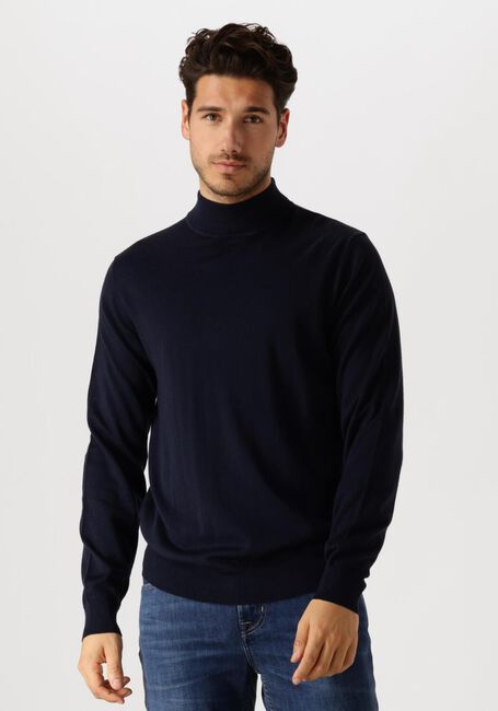 PROFUOMO Pull PULLOVER MOCK Bleu foncé - large