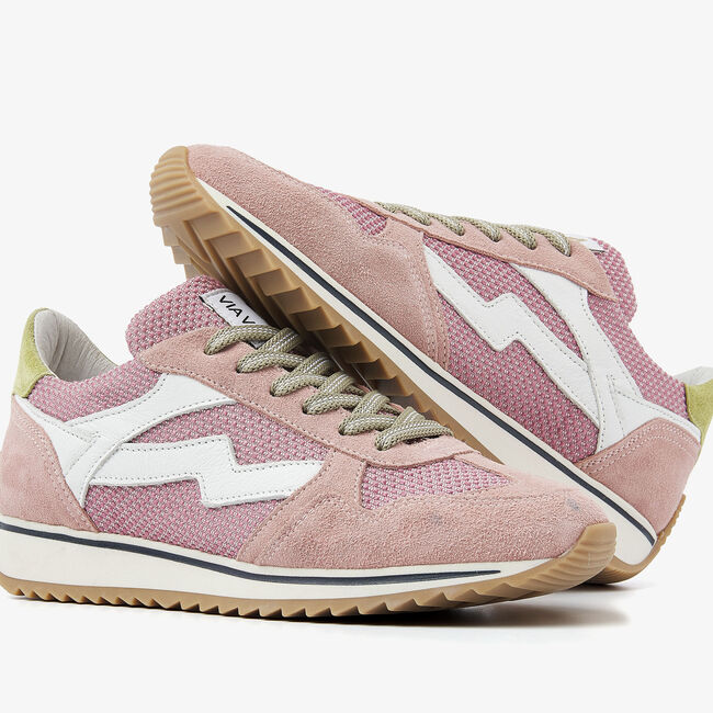 VIA VAI Baskets basses MIKKI ALEX en rose - large