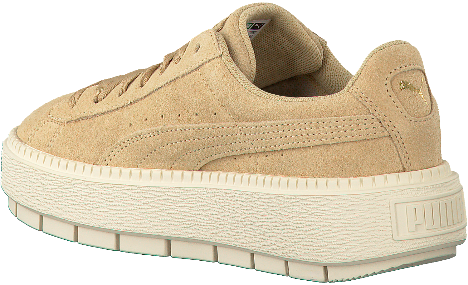 puma beige plateforme